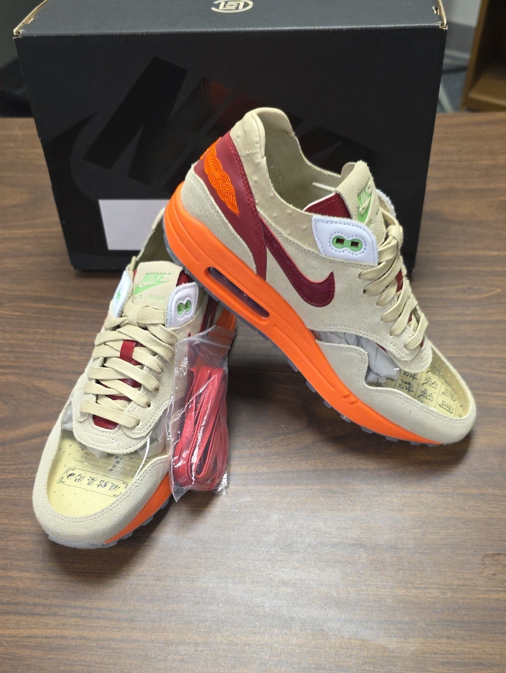 Nike Air Max 1 CLOT Kiss of Death (2021) Men's 9/Women's 10.5 DD1870-100 NEW